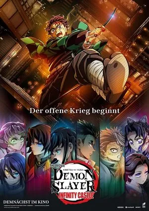 Demon Slayer: Kimetsu no Yaiba Infinity Castle 2025 Japanese HDTS 720p - 480p - 1080 Movie Poster