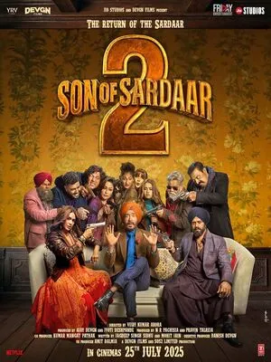 Son of Sardaar 2 2025 Hindi WEB-DL 720p - 480p - 1080p Movie Poster