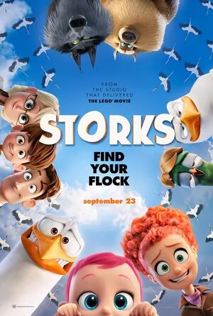Storks 2016 English WEB-DL 720p - 480p - 1080p Movie Poster
