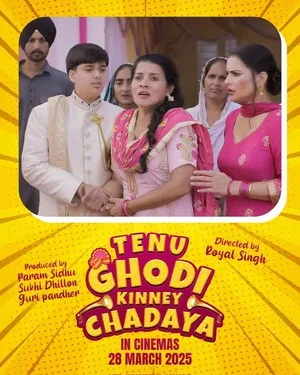 Tenu Ghodi Kinney Chadaya 2025 Punjabi WEB-DL 720p - 480p - 1080p Movie Poster