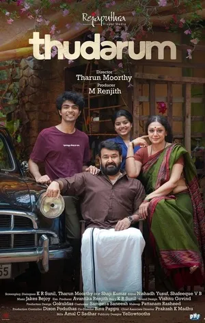 Thudarum 2025 Hindi Dual Audio WEB-DL 720p - 480p - 1080p Movie Poster